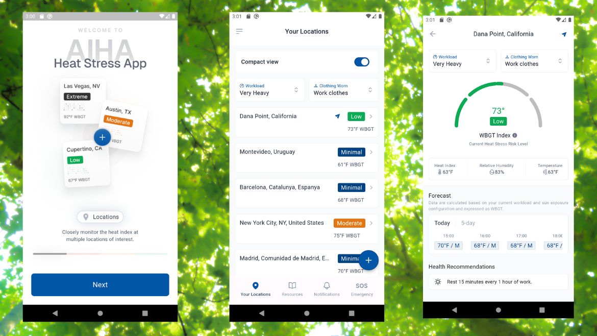 AIHA Launches Beta Version of Heat Stress Mobile App Calling All