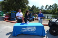 Thompson lawyer Susanne McCabe draws the contest winner