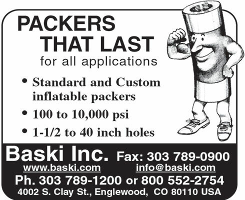 STANDARD INFLATABLE PACKERS CUSTOM INFLATABLE PACKERS