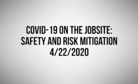 COVID-19 safety and risk mitigation