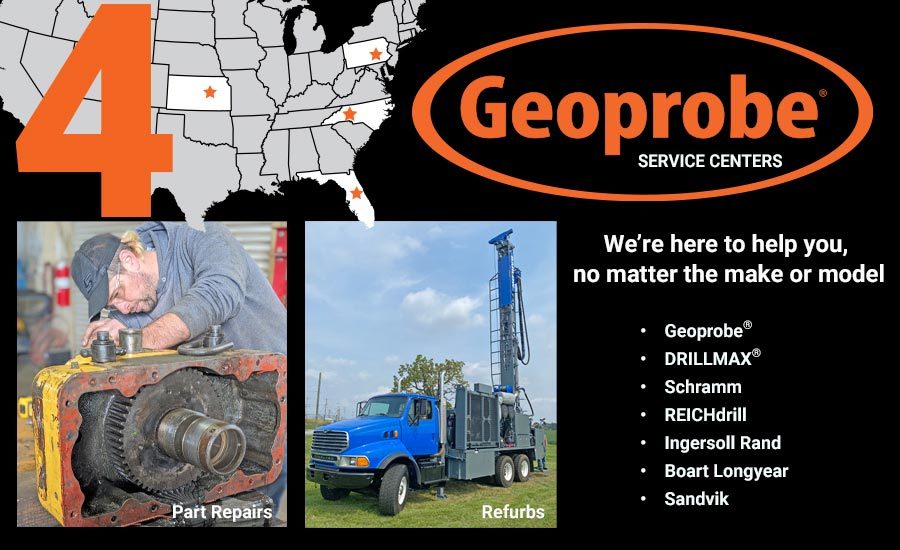 Geoprobe service centers