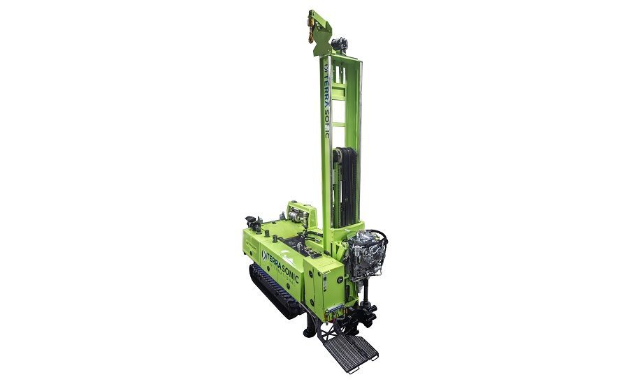 TSi 150CC compact crawler-mounted sonic drill rig